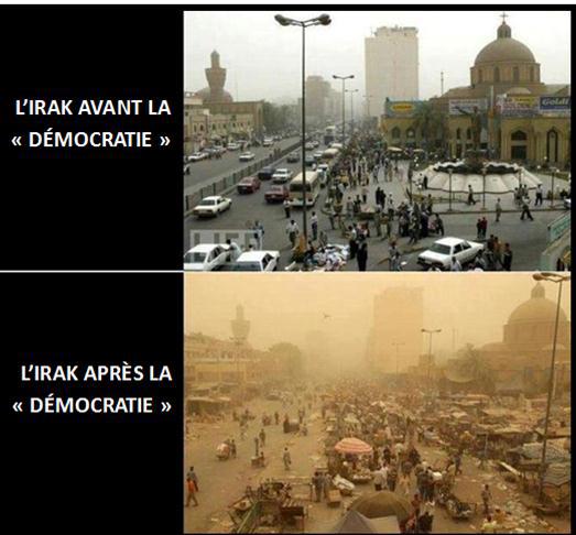 L'Irak avant et après la démocratie, site de lUpr