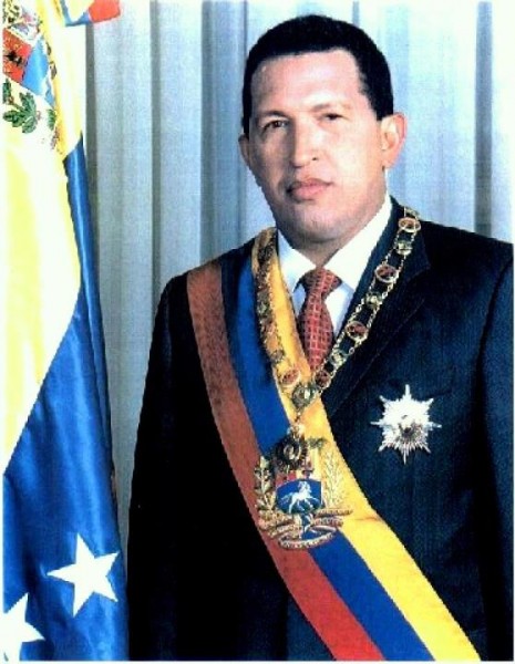 Première photo officielle du Président Hugo Chávez